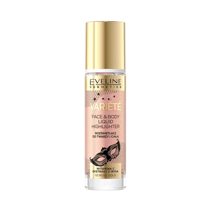 EVELINE Variete rozświetlacz w płynie do twarzy 02 30ml