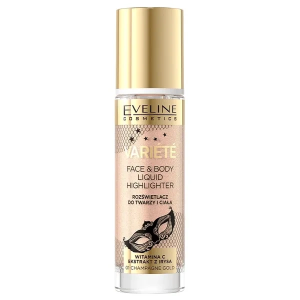 EVELINE Variete rozświetlacz w płynie do twarzy 01 30ml