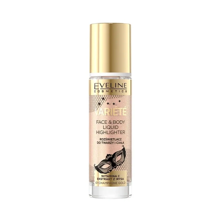 EVELINE Variete rozświetlacz w płynie do twarzy 01 30ml