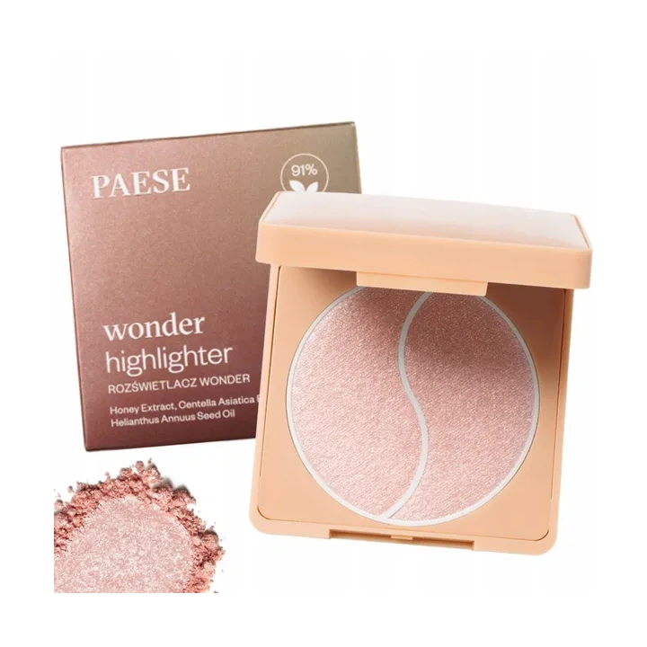 PAESE Wonder Highlighter rozświetlacz do twarzy Frosted Rose 6,5g