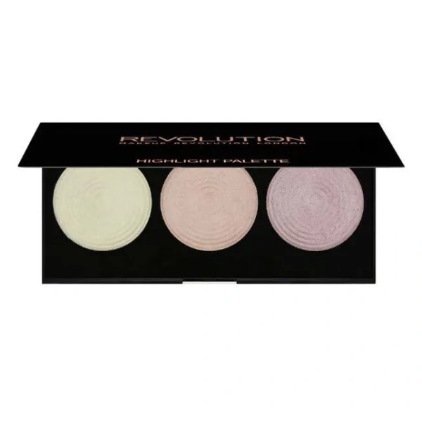 MAKEUP REVOLUTION Paleta 3 rozświetlaczy 15g