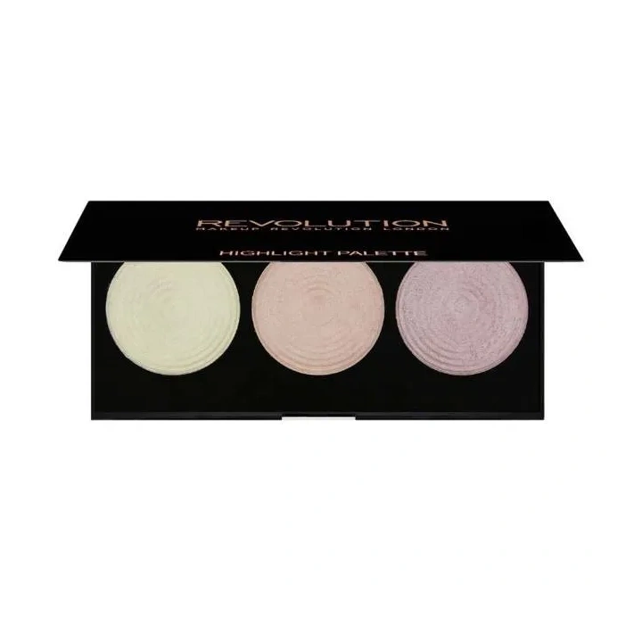 MAKEUP REVOLUTION Paleta 3 rozświetlaczy 15g