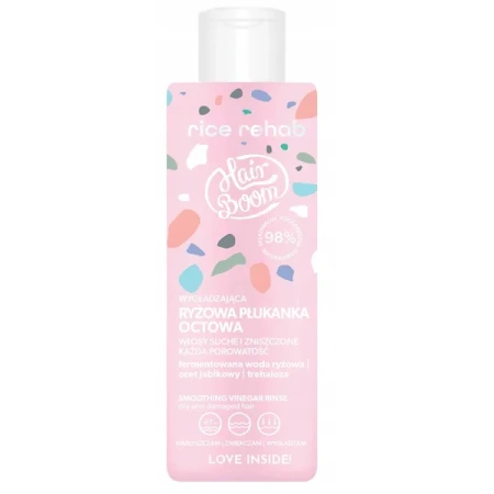 HAIRBOOM Rice Rehab ryżowa płukanka do włosów wygładzająca 200ml