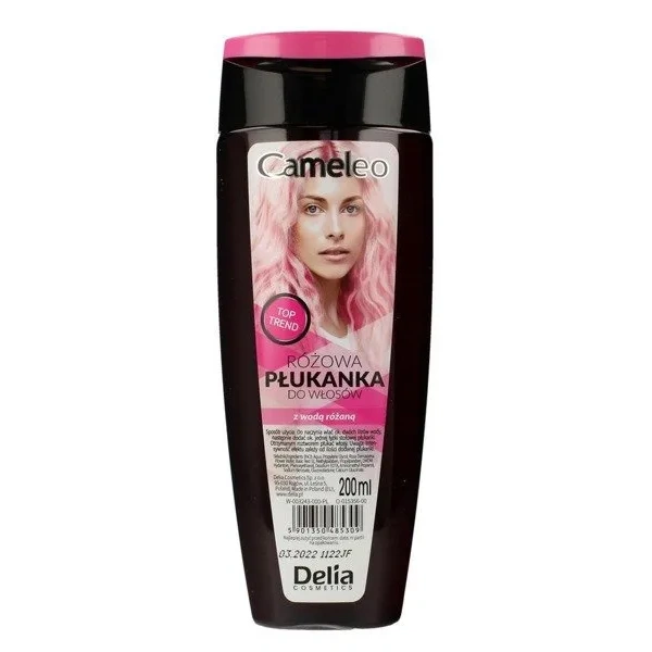 DELIA Cameleo płukanka do włosów Różowa 200ml