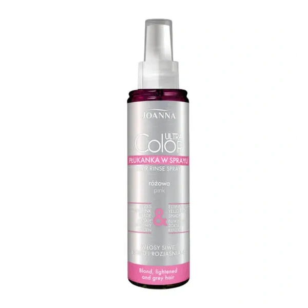 JOANNA Ultra Color płukanka do włosów w sprayu Różowa 150ml