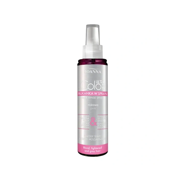 JOANNA Ultra Color płukanka do włosów w sprayu Różowa 150ml