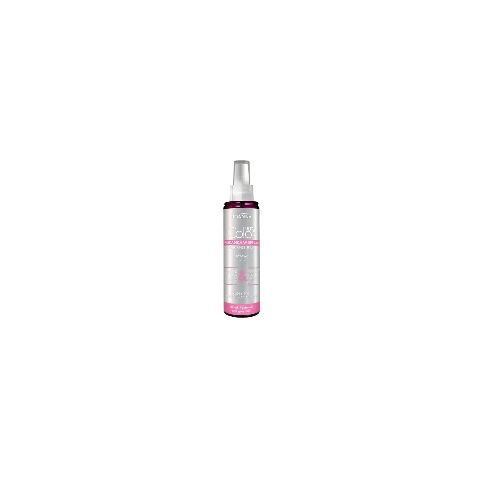 JOANNA Ultra Color płukanka do włosów w sprayu Różowa 150ml
