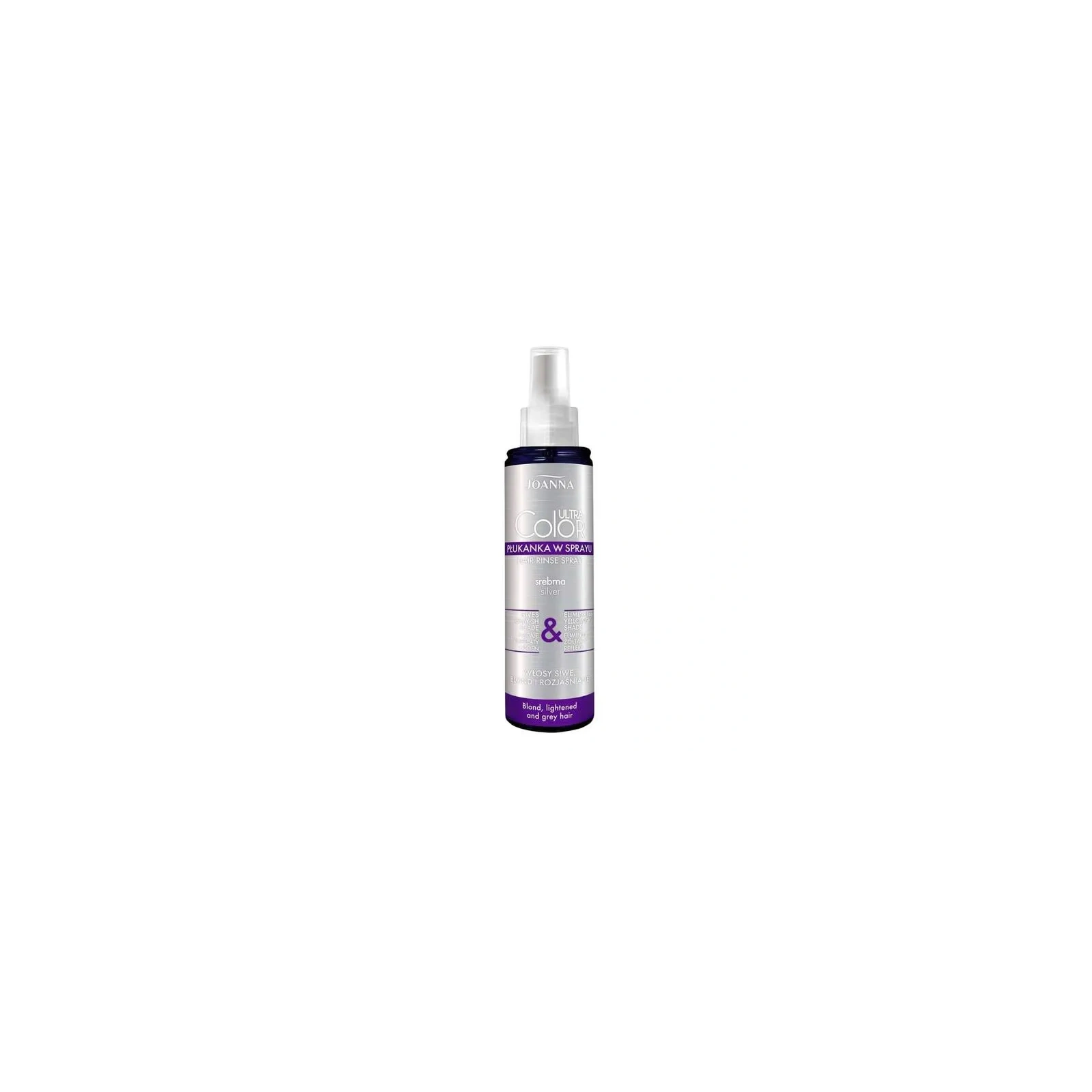 JOANNA Ultra Color płukanka do włosów w sprayu Srebrna 150ml 