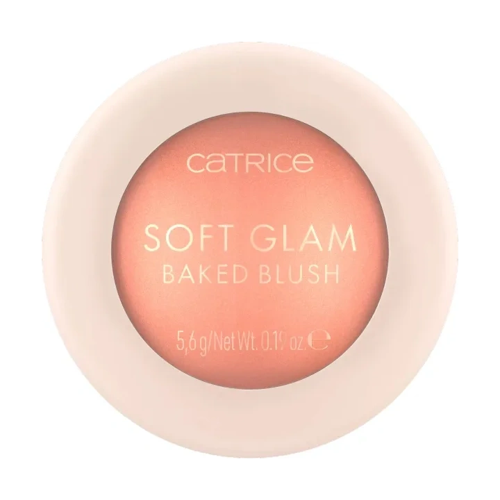 CATRICE Soft Glam Baked Blush róż do policzków 020 Peachy Breeze 5,6g