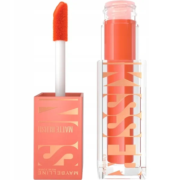 MAYBELLINE Sunkisser Matte Blush róż do policzków w płynie 34 Peachy Quench 4,7ml
