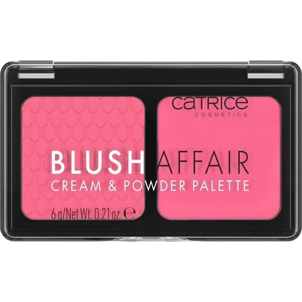 CATRICE Blush Affair róż do policzków paletka w pudrze i kremie 020 Pleasing Pink 6g 