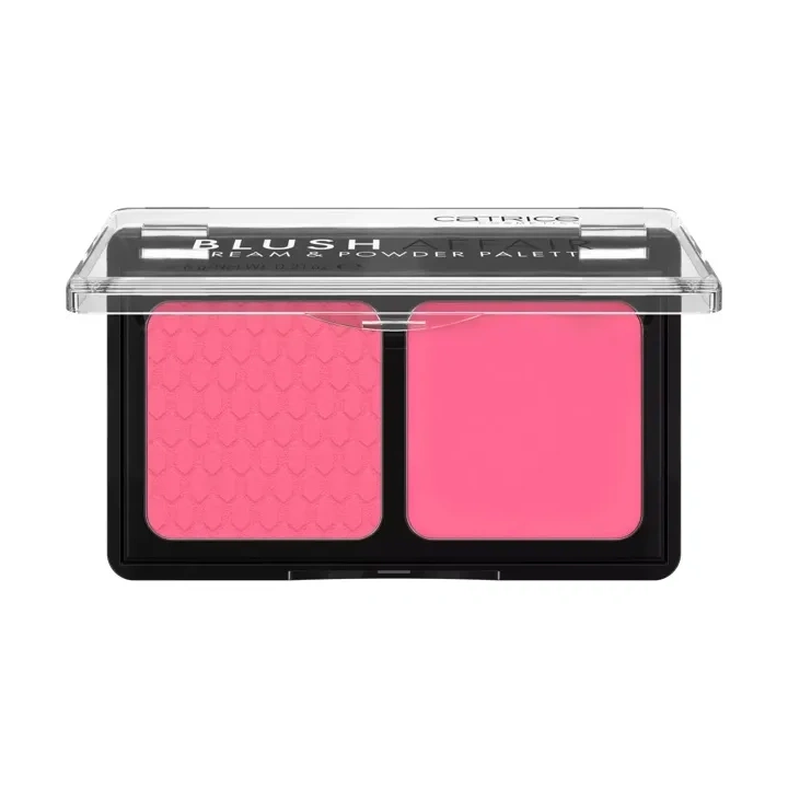 CATRICE Blush Affair róż do policzków paletka w pudrze i kremie 020 Pleasing Pink 6g 