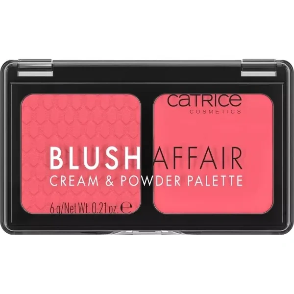 CATRICE Blush Affair róż do policzków paletka w pudrze i kremie 010 Stunning Strawberry 6g 