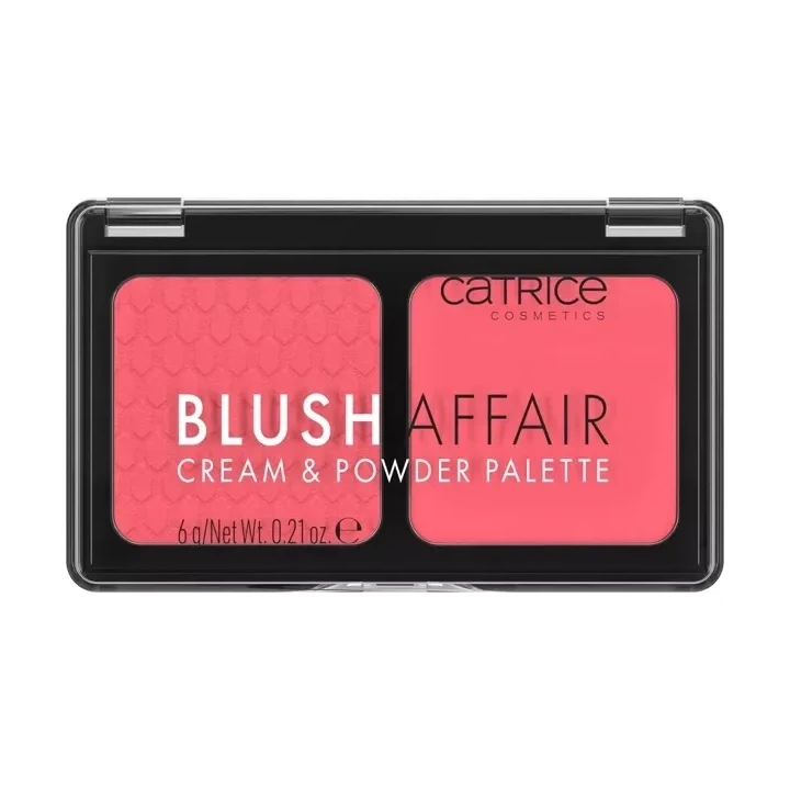 CATRICE Blush Affair róż do policzków paletka w pudrze i kremie 010 Stunning Strawberry 6g 
