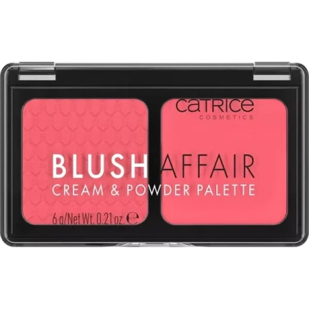 CATRICE Blush Affair róż do policzków paletka w pudrze i kremie 010 Stunning Strawberry 6g 