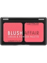 CATRICE Blush Affair róż do policzków paletka w pudrze i kremie 010 Stunning Strawberry 6g 