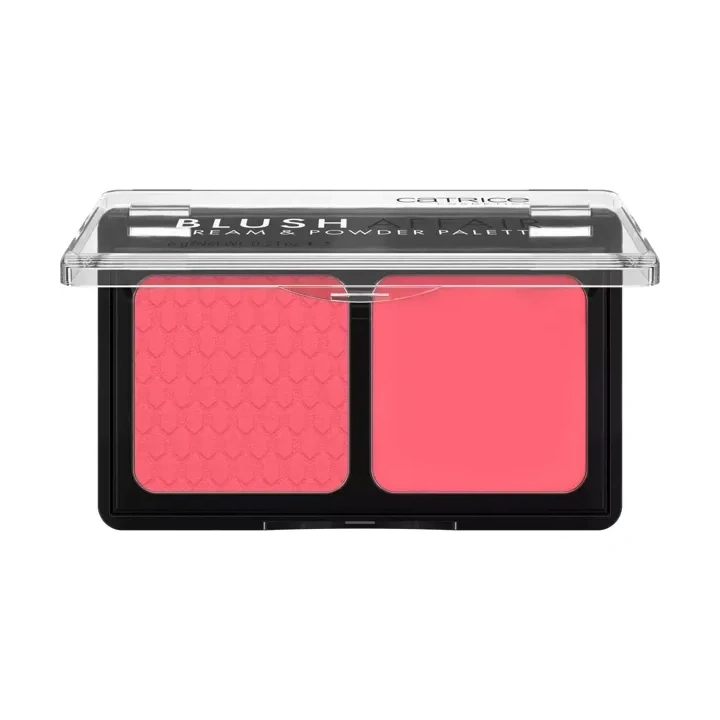 CATRICE Blush Affair róż do policzków paletka w pudrze i kremie 010 Stunning Strawberry 6g 