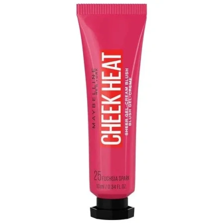 MAYBELLINE Cheek Heat róż do policzków 25 Fuchsia Spark 10ml 