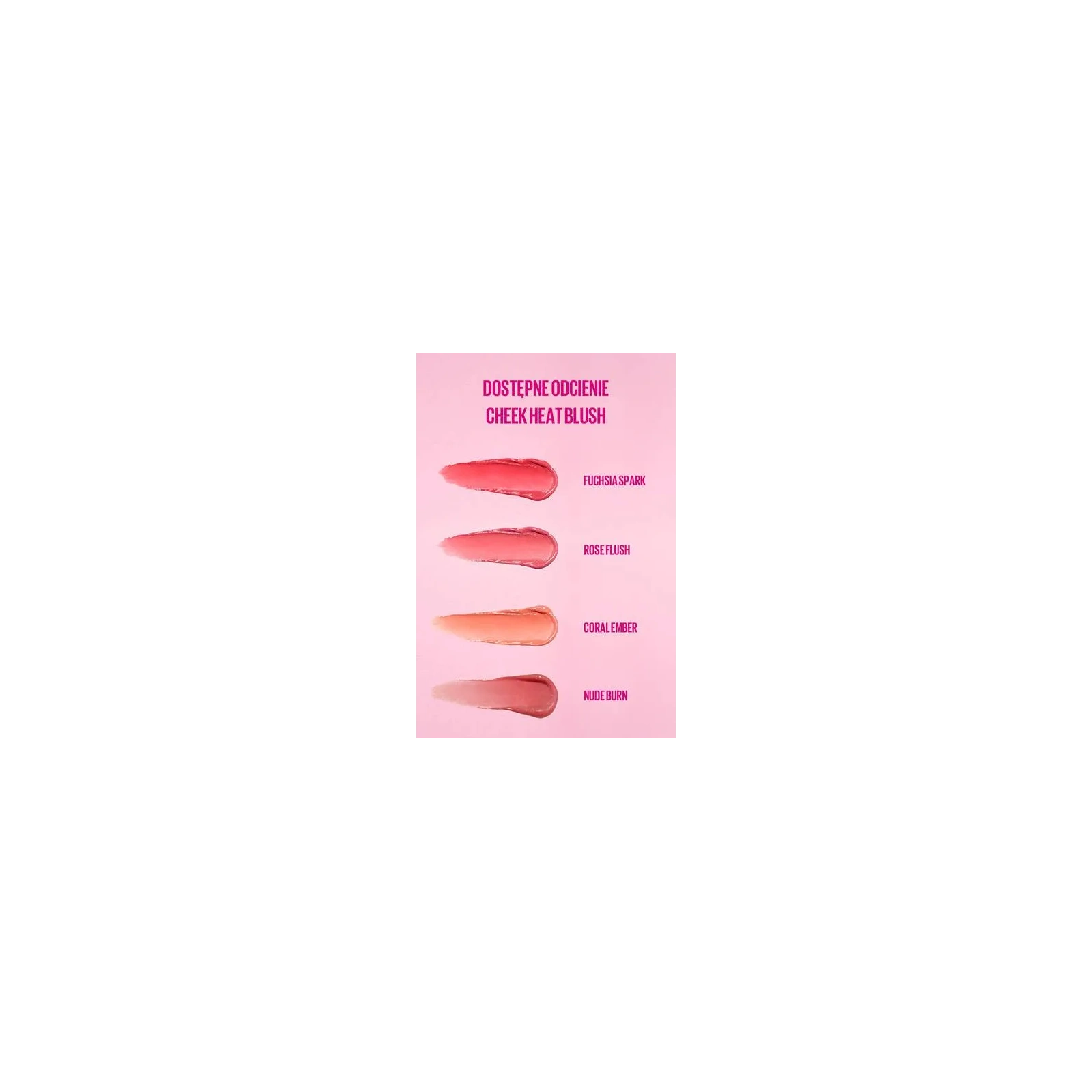 MAYBELLINE Cheek Heat róż do policzków 20 Rose Flash 10ml 