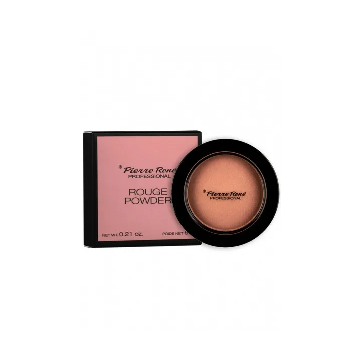 PIERRE RENE Rouge Powder róż do policzków z filtrem 03 Perfect Peach 6g