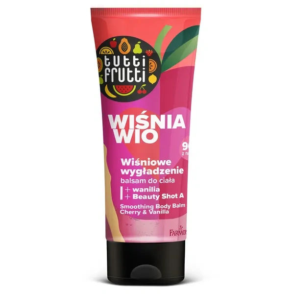 FARMONA Tutti Frutti balsam do ciała Wiśnia i Wanilia Beauty Shot A 200ml
