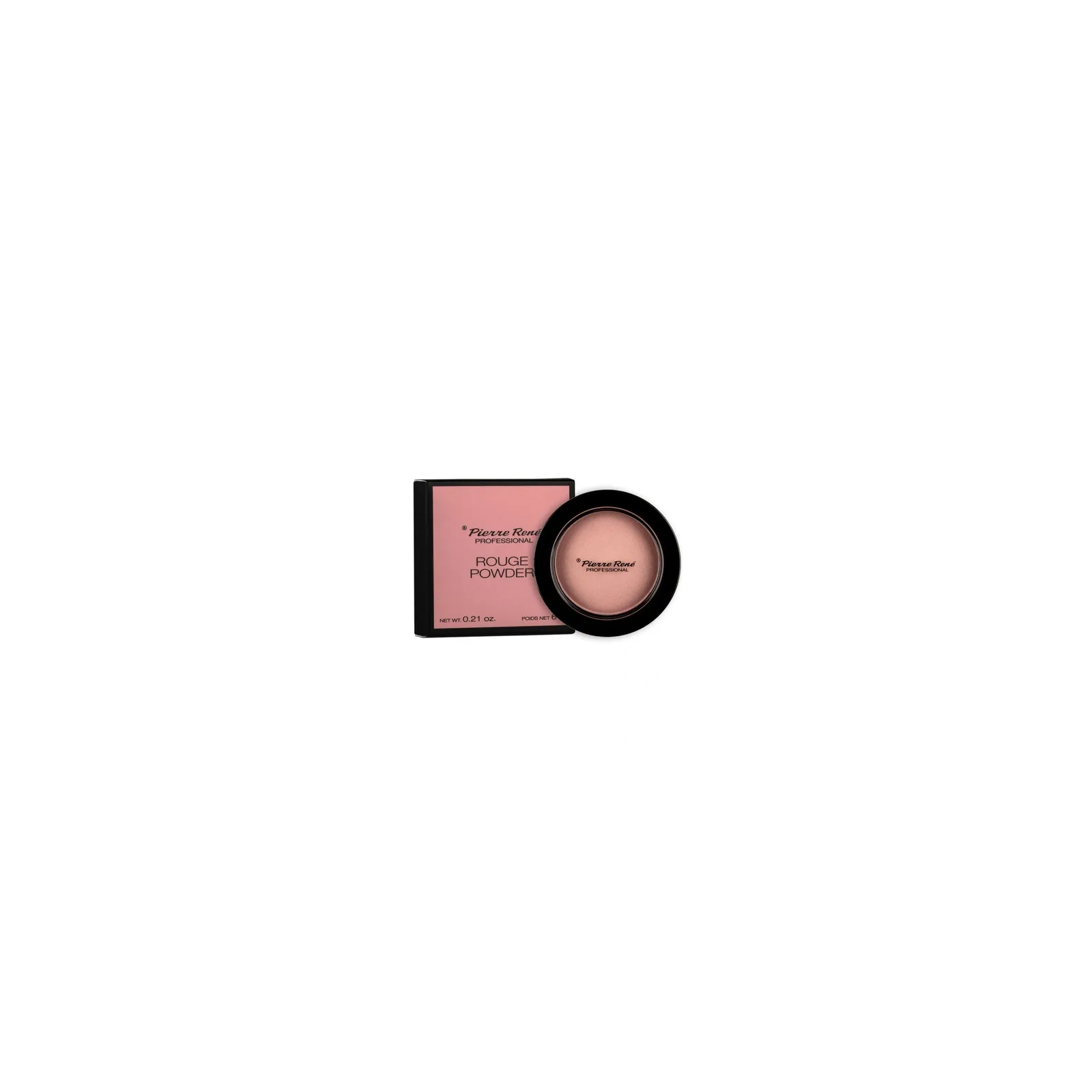 PIERRE RENE Rouge Powder róż do policzków z filtrem 09 Delicate Pink 6g