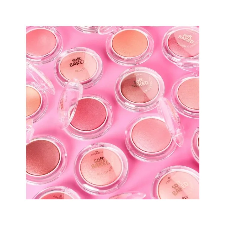 ESSENCE Soft Baked Blush wypiekany róż do policzków 20 Peach Please 4g