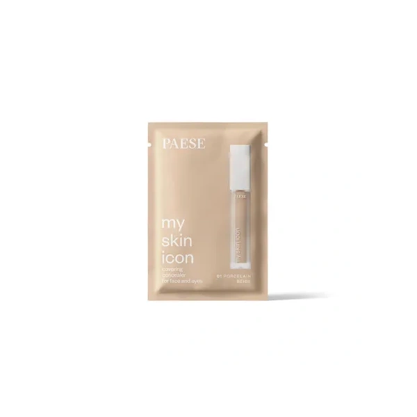 PAESE My Skin Icon kryjący korektor do twarzy i pod oczy 01 Porcelain Beige próbka 1ml
