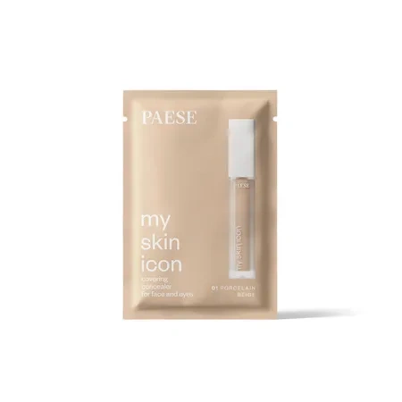 PAESE My Skin Icon kryjący korektor do twarzy i pod oczy 01 Porcelain Beige próbka 1ml