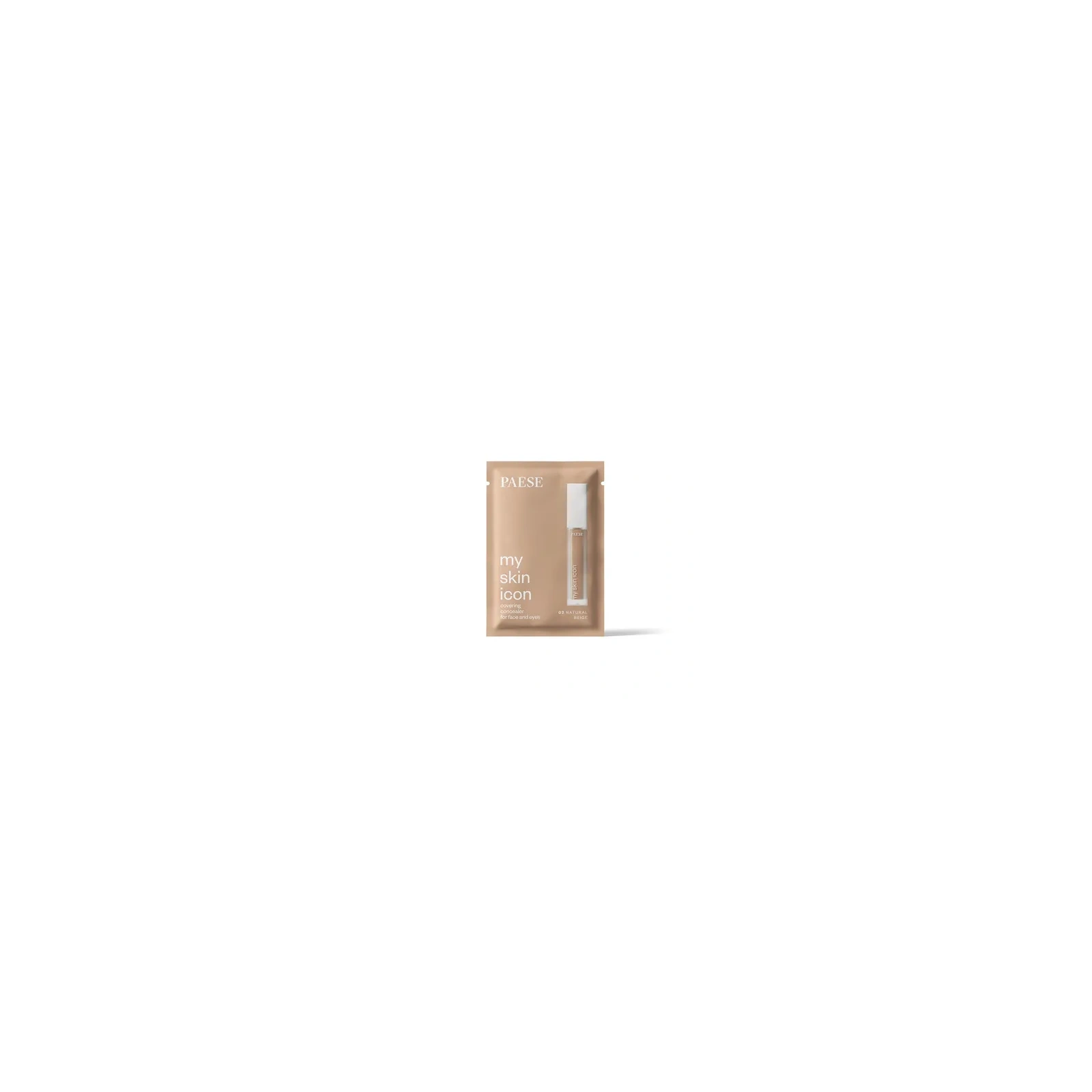 PAESE My Skin Icon kryjący korektor do twarzy i pod oczy 02 Natural Beige próbka 1ml
