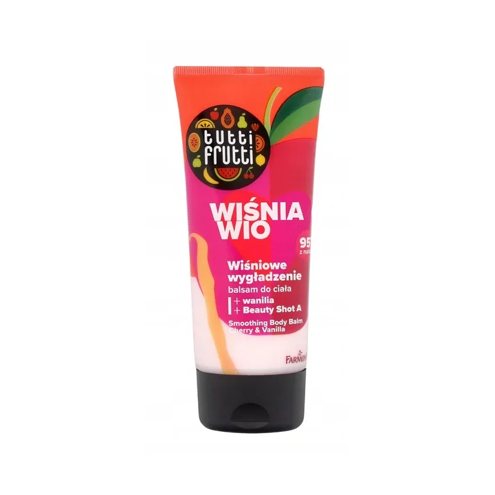 FARMONA Tutti Frutti balsam do ciała Wiśnia i Wanilia Beauty Shot A 200ml