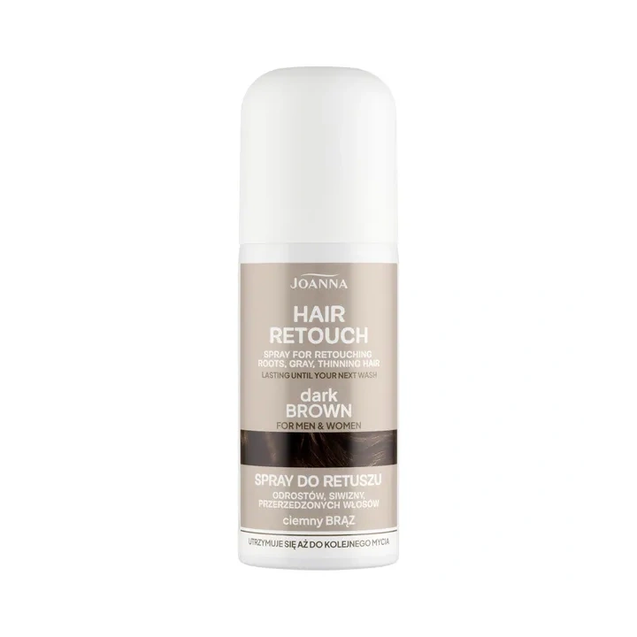 JOANNA PROFESSIONAL Hair Retouch korektor odrostów w sprayu Dark Brown 75ml