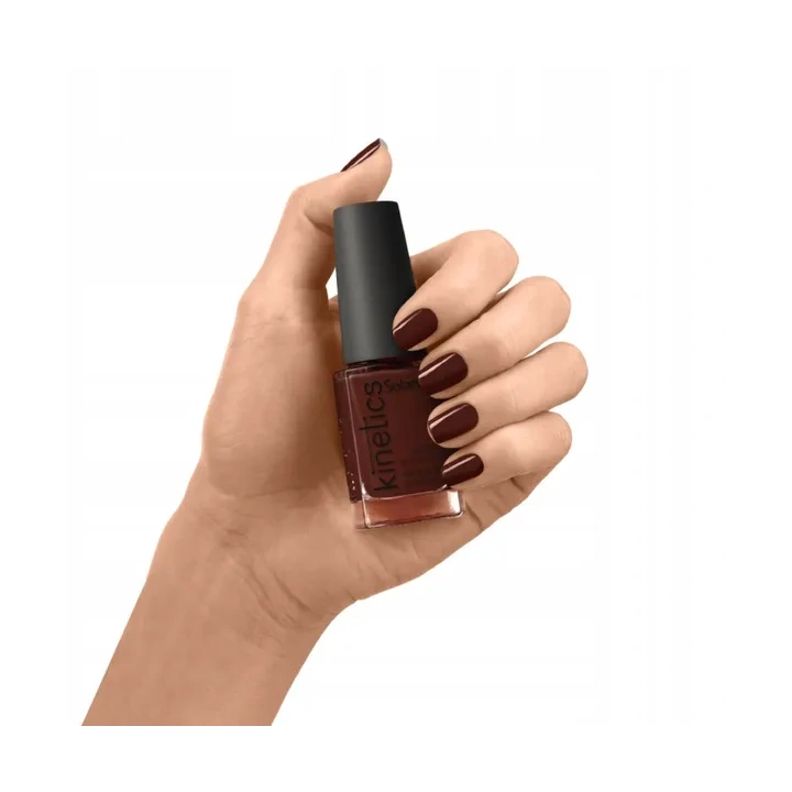 KINETICS SolarGel solarny lakier do paznokci 410 Alluring Brown 15ml