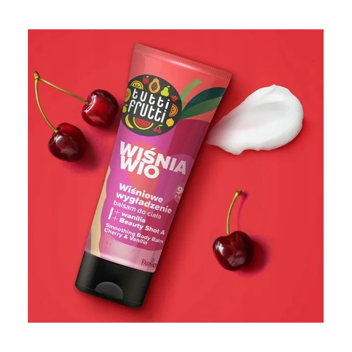 FARMONA Tutti Frutti balsam do ciała Wiśnia i Wanilia Beauty Shot A 200ml