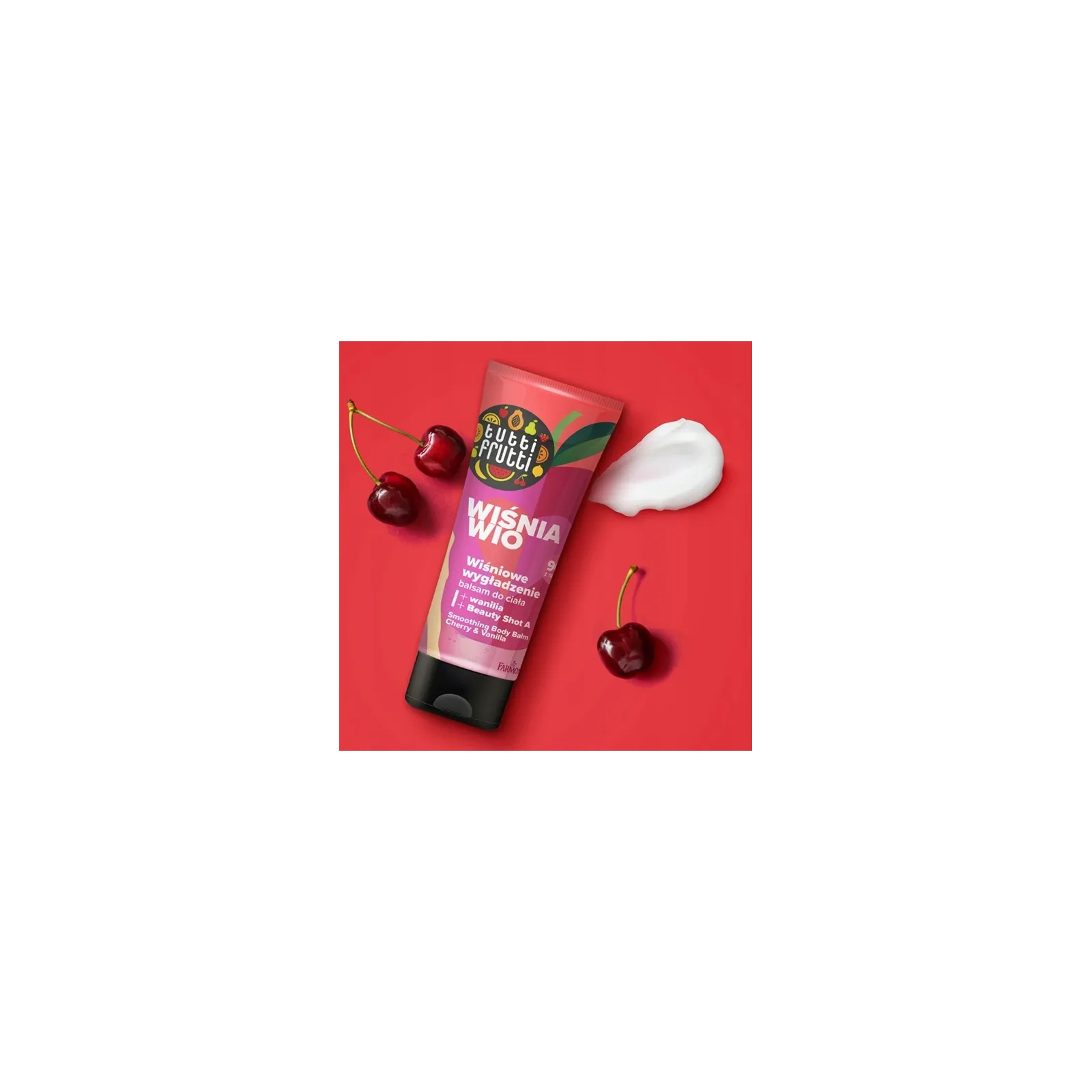 FARMONA Tutti Frutti balsam do ciała Wiśnia i Wanilia Beauty Shot A 200ml