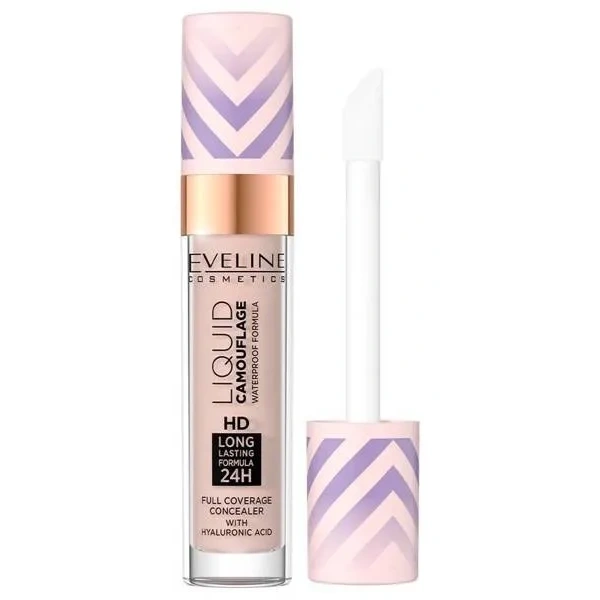 Eveline EVELINE Liquid Camouflage HD korektor do twarzy WTP 03 Soft Natural 7,5ml
