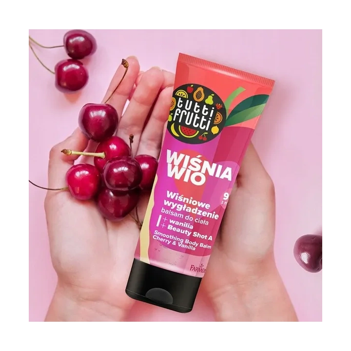 FARMONA Tutti Frutti balsam do ciała Wiśnia i Wanilia Beauty Shot A 200ml