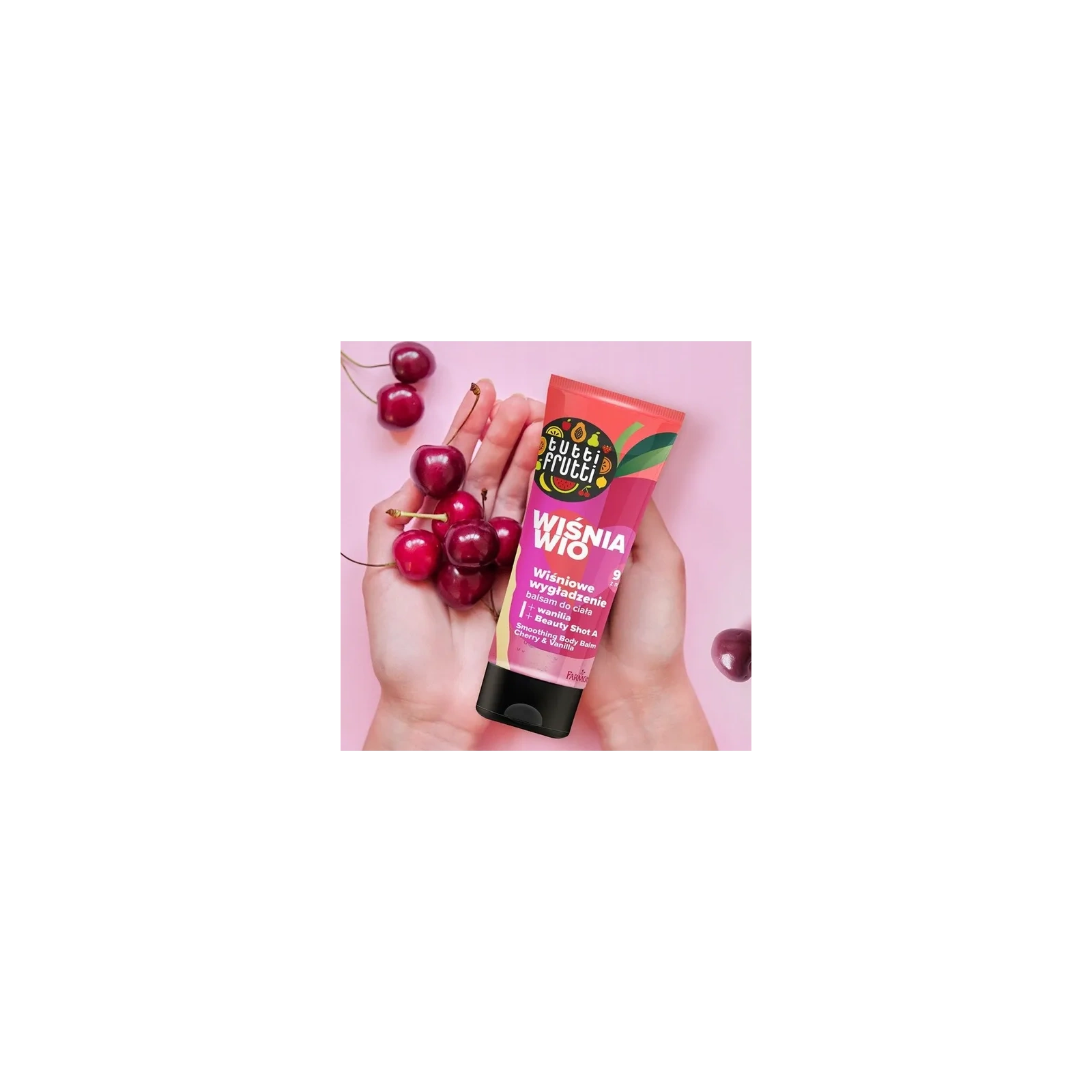FARMONA Tutti Frutti balsam do ciała Wiśnia i Wanilia Beauty Shot A 200ml