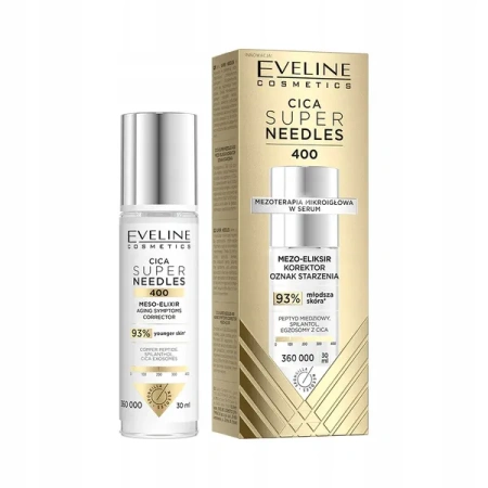 EVELINE Cica Super Needles 400 mezo-eliksir korektor oznak starzenia 30ml