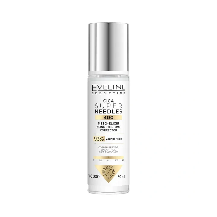 EVELINE Cica Super Needles 400 mezo-eliksir korektor oznak starzenia 30ml