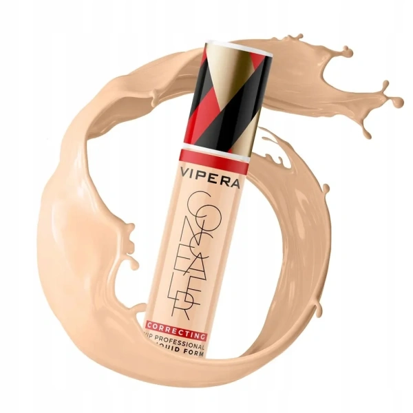 VIPERA Concealer Correcting Vip Professional korektor w płynie 01 Light Beige 4ml