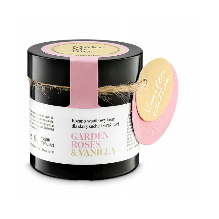 MAKE ME BIO Garden Roses Vanilla krem do twarzy cera sucha wrażliwa 60ml