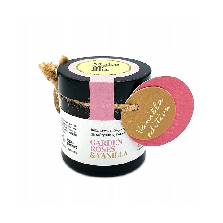 MAKE ME BIO Garden Roses Vanilla krem do twarzy cera sucha wrażliwa 60ml