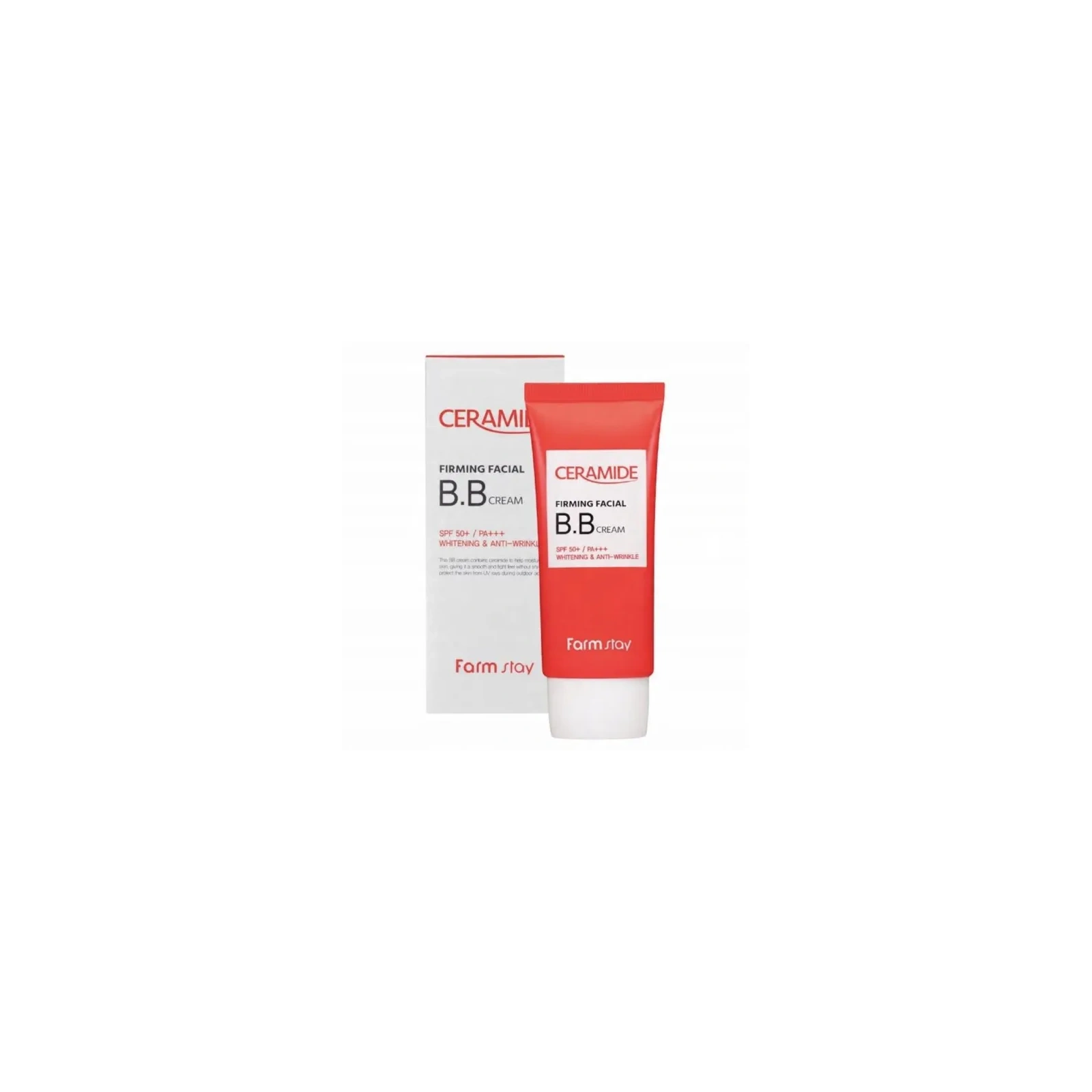 FARMSTAY Ceramide Firming Facial krem do twarzy BB ujędrniający SPF50+ 50g