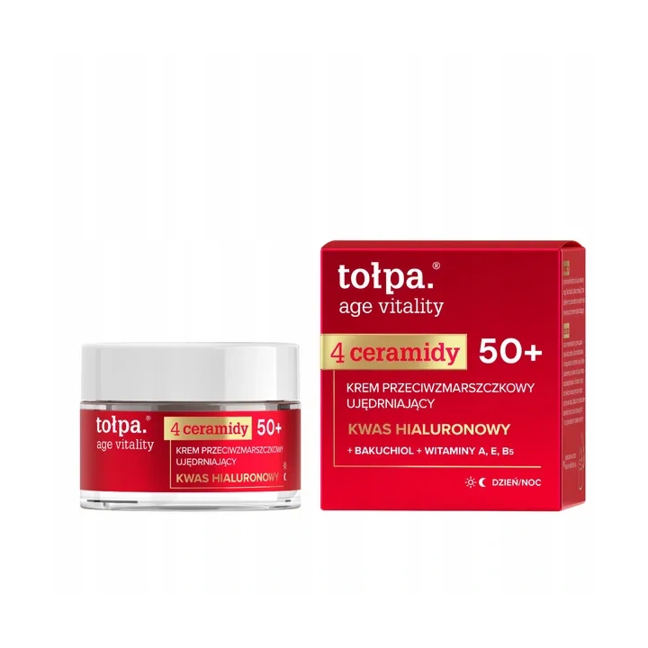 TOŁPA Age Vitality 4 Ceramidy krem do twarzy 50+ ujędrniający 50ml