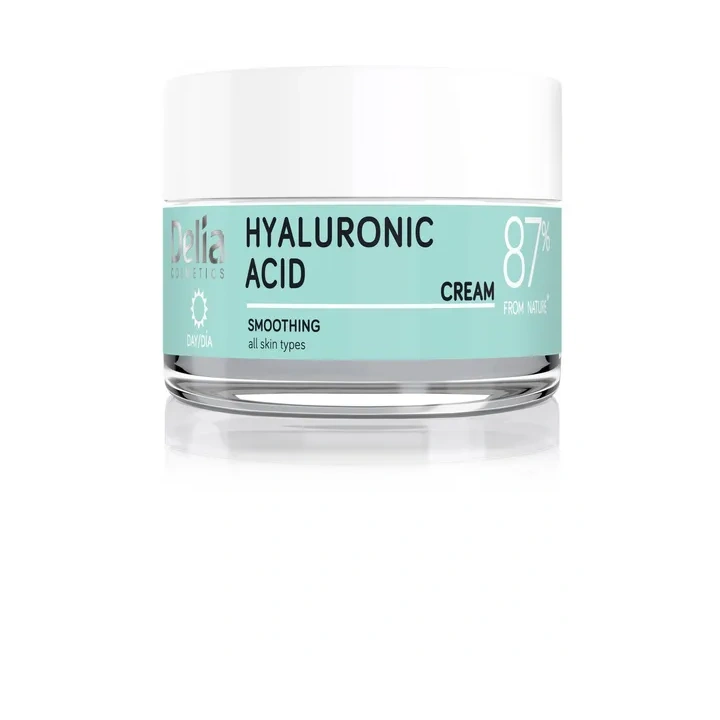 DELIA Yes I,m Vegan wygładzający krem do twarzy Hyaluronic Acid 50ml