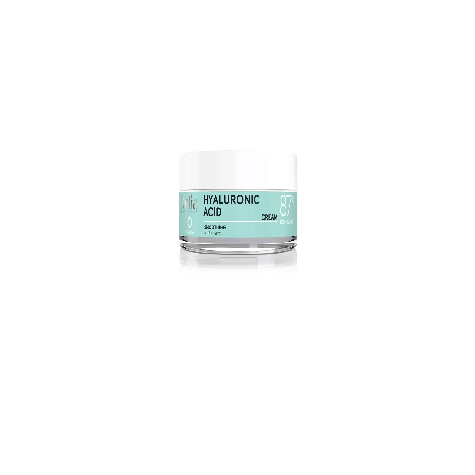 DELIA Yes I,m Vegan wygładzający krem do twarzy Hyaluronic Acid 50ml