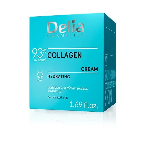DELIA Yes I'm Vegan nawilżający krem do twarzy Collagen 50ml