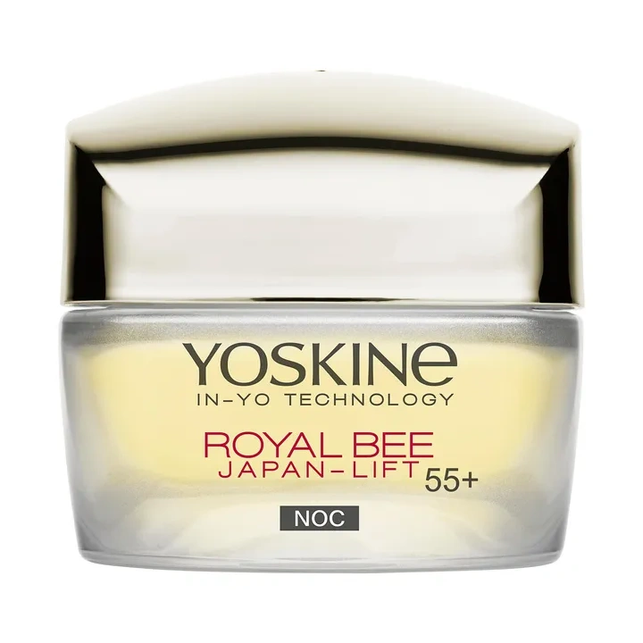 DAX Yoskine Royal Bee Japan Lift krem do twarzy odbudowa skóry noc 55+ 50ml