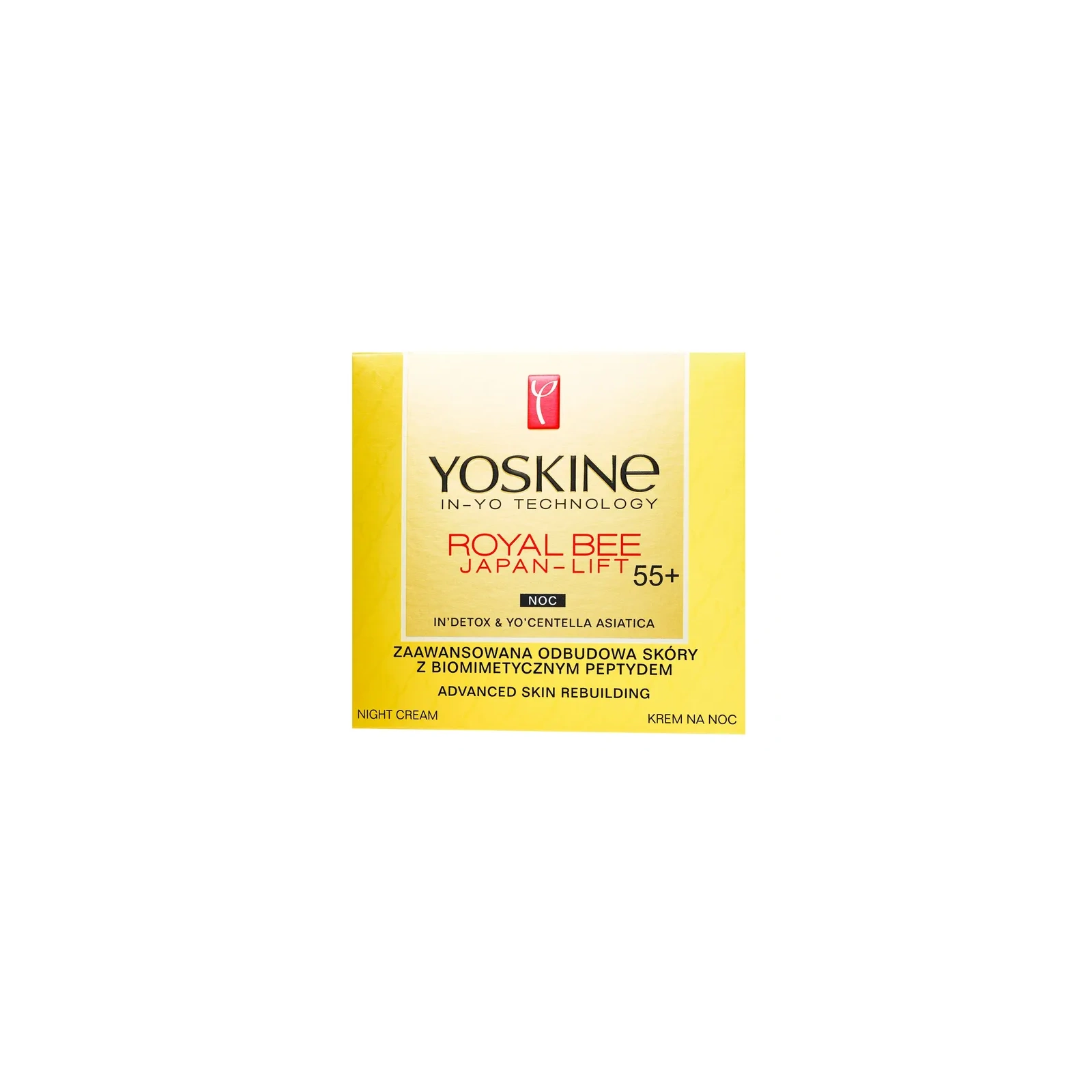 DAX Yoskine Royal Bee Japan Lift krem do twarzy odbudowa skóry noc 55+ 50ml